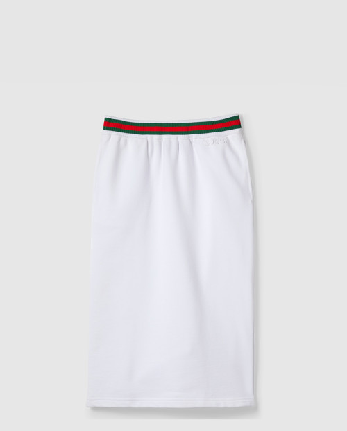[GUCCI-구찌]웹 코튼 저지 스커트 ‎810391