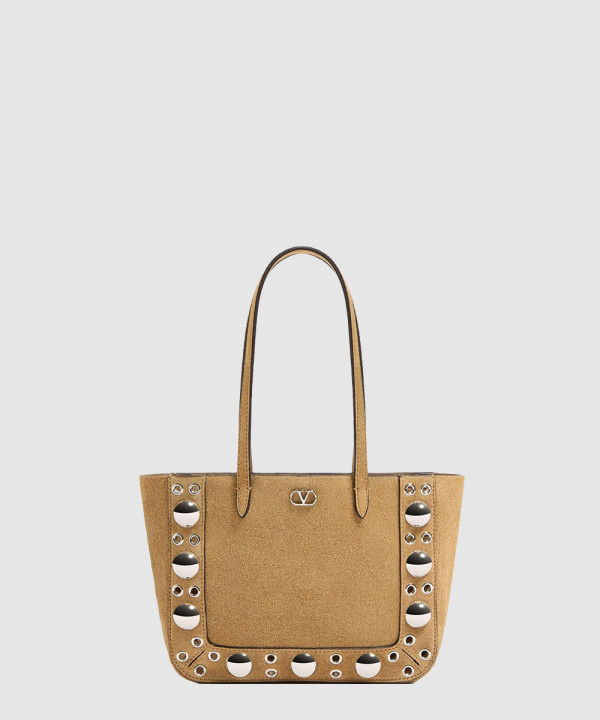 [VALENTINO-발렌티노]가라바니 넬코트 스웨이드 미니 쇼퍼백