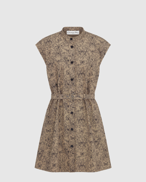 [DIOR-디올]벨트 쇼트 셔츠 드레스 521R9