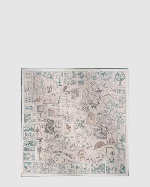 [HERMES-에르메스]Le Philateliste du Faubourg 스카프 90