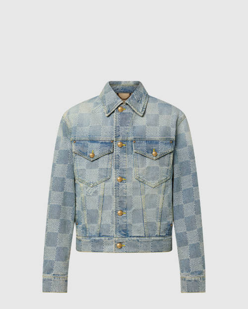 [LOUIS VUITTON-루이비통]다미에 클래식 데님 재킷 1AHCPE