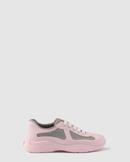 [PRADA-프라다]고무 및 자전거 원단 스니커즈 4E6500