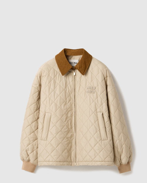 [MIUMIU-미우미우]기능성 소재 블루종 재킷 ML1087