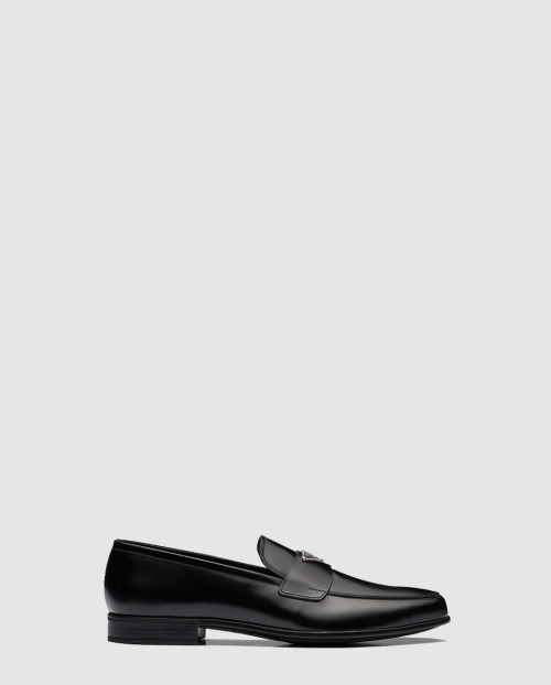 [PRADA-프라다]브러시드 레더 로퍼 2DB180