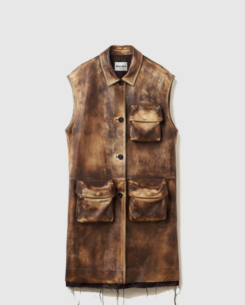 [MIUMIU-미우미우]나파 소프트 레더 베스트 MPT271