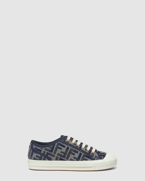 [FENDI-펜디]멀티 컬러 캔버스 로우탑 8E8325