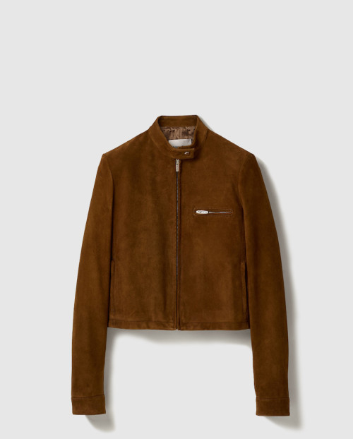 [MIUMIU-미우미우]스웨이드 재킷 MPV936