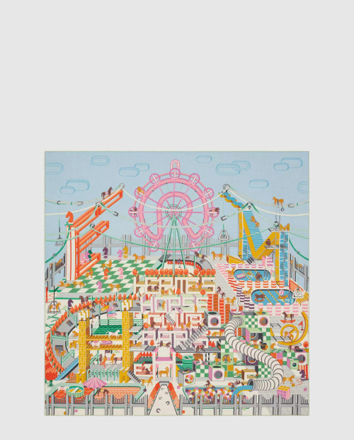 [HERMES-에르메스]Horse Racing Club 숄 140