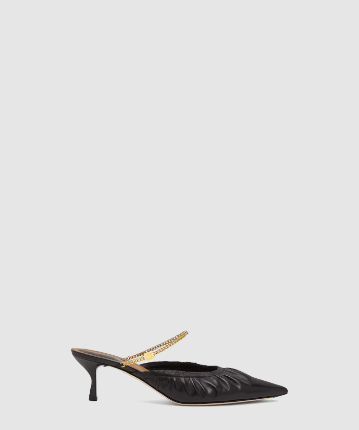 레플리카|이미테이션 fendi-펜디가죽-미디엄-힐-뮬-8r8519