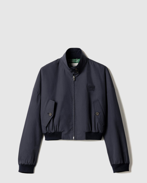 [MIUMIU-미우미우]파나마 코튼 블루종 재킷 ML1193