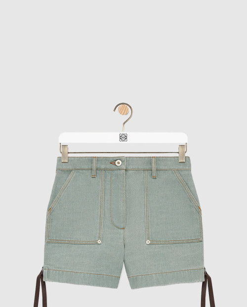 [LOEWE-로에베]워크웨어 쇼츠 데님