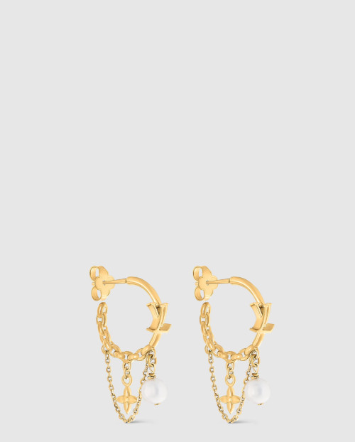 [LOUIS VUITTON-루이비통]블루밍 펄 귀걸이 M02819