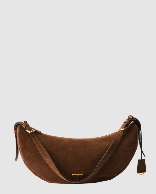 [PRADA-프라다]드뮈룬 라지 스웨이드 숄더백 1BC255