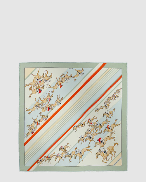[HERMES-에르메스]Les Courses 스카프 90