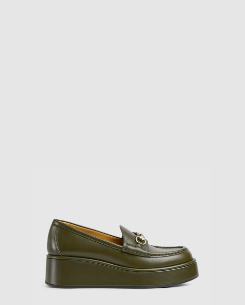 [GUCCI-구찌]홀스빗 웨지 힐 로퍼 794317