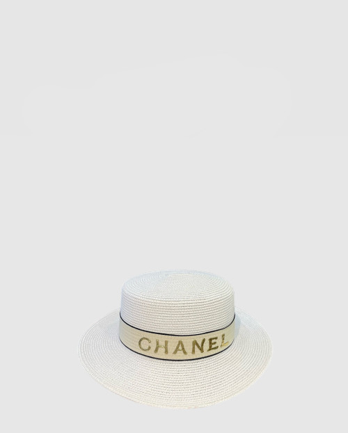 [CHANEL-샤넬]해변 모자 플랫 캡 AA6752