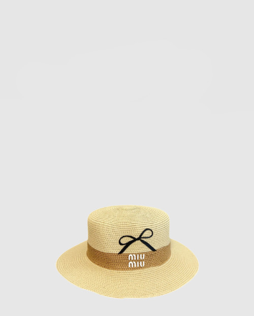 [MIUMIU-미우미우]해변 모자 플랫 캡 5HC383