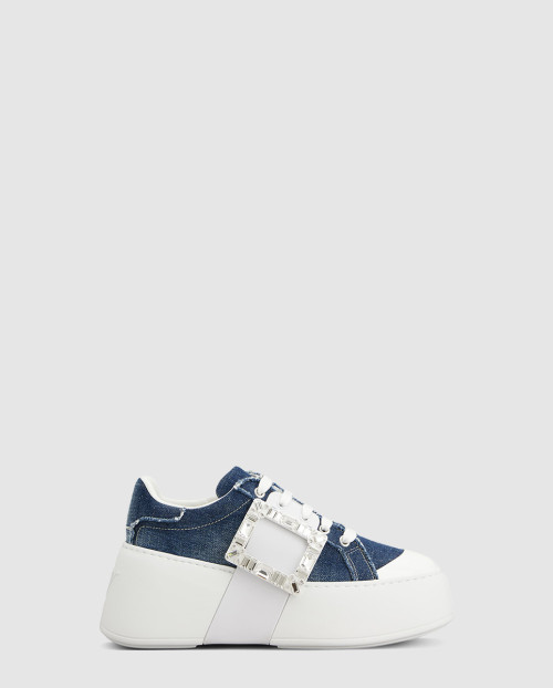 [ROGER VIVIER-로저비비에]데님 스니커즈 7373