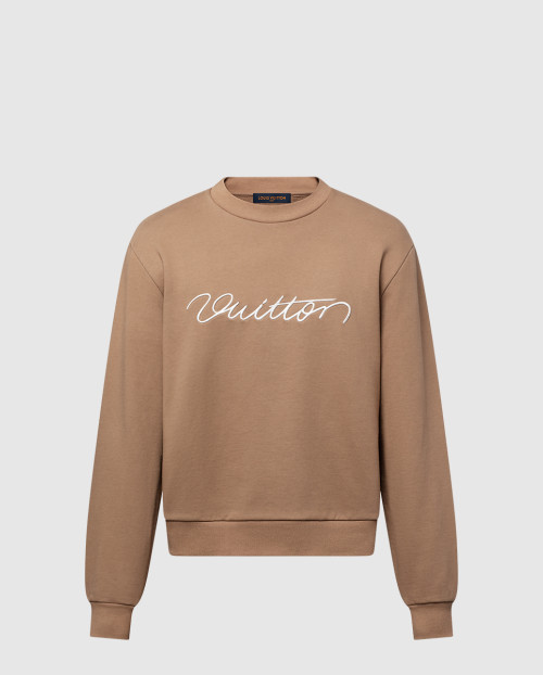 [LOUIS VUITTON-루이비통]엠브로이더드 코튼 크루넥 1AHEFX