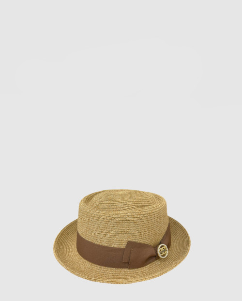 [CHANEL-샤넬]해변 모자 플랫 캡 AA1324