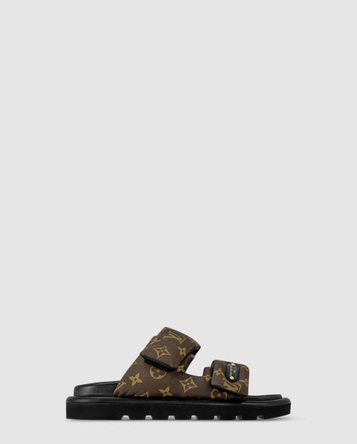 [LOUIS VUITTON-루이비통]풀 필로우 플랫 컴포트 뮬 1AHMDN