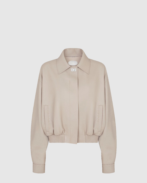 [FENDI-펜디]도브 가죽 보머 재킷 FPJ875