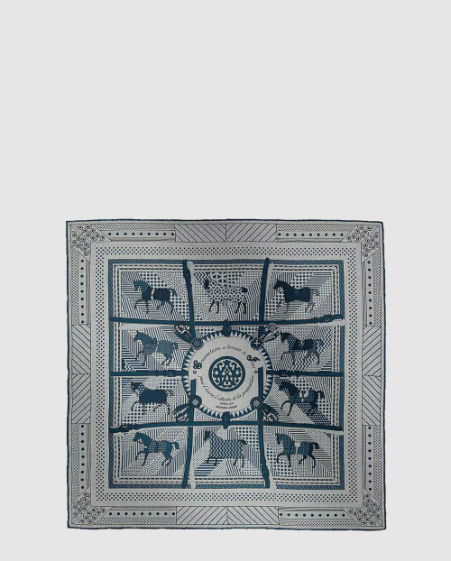 [HERMES-에르메스]Couvertures et Tenues de Jour Bandana 스카프 140
