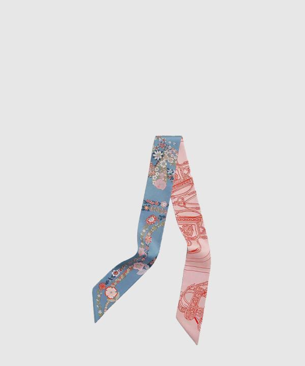 [HERMES-에르메스]Brides de Gala en Fleurs Twilly 방도