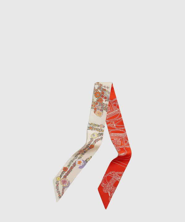 [HERMES-에르메스]Brides de Gala en Fleurs Twilly 방도