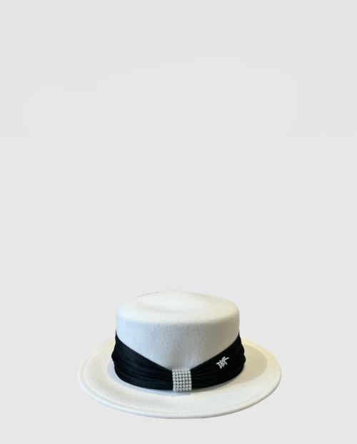 [DIOR-디올]복고풍 평면 고리 펠트 모자 TU548