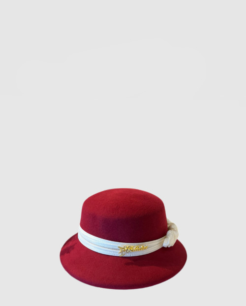 [CHANEL-샤넬]헵번 스타일 모직 모자 AA1254