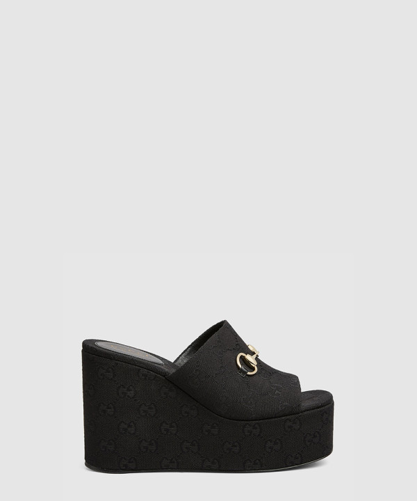 [GUCCI-구찌]호스빗 웨지 샌들 816328