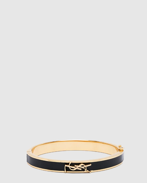 [SAINT LAURENT-생로랑]파이톤 및 메탈 소재의 cassandre 브레이슬릿 711615