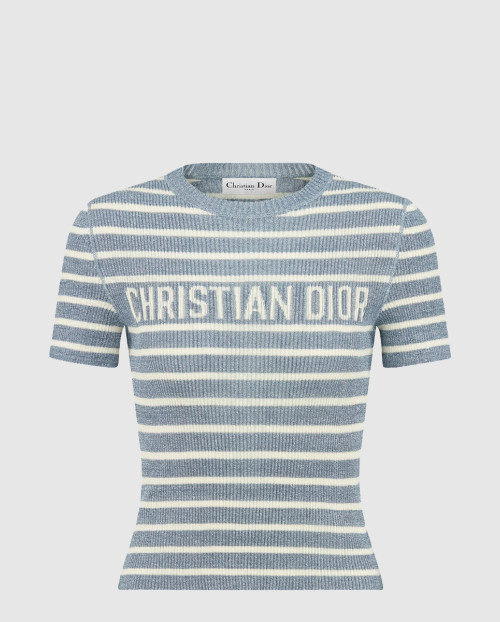 [DIOR-디올]Dioriviera 크롭 반소매 스웨터 544S1