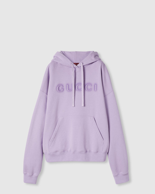 [GUCCI-구찌]로고 코튼 후드 스웨트셔츠 ‎838018