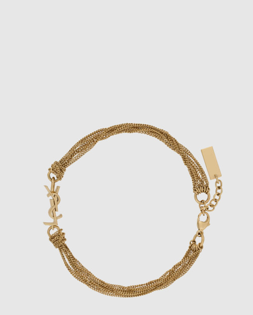 [SAINT LAURENT-생로랑]메탈 소재의 CASSANDRE 태슬 브레이슬릿 804330