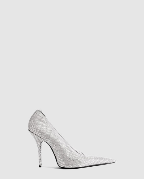 [BALENCIAGA-발렌시아가]라인스톤이 장식된 나이프 슈즈 788607