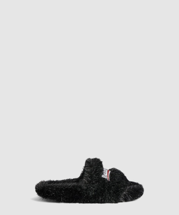 [BALENCIAGA-발렌시아가]퍼리 슬라이드 샌들 654261