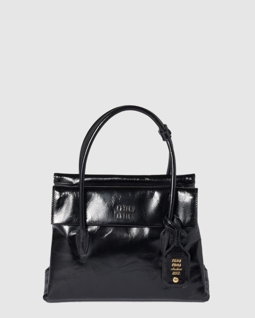 [MIUMIU-미우미우]솔리테르 광택 가죽 백 5BA302