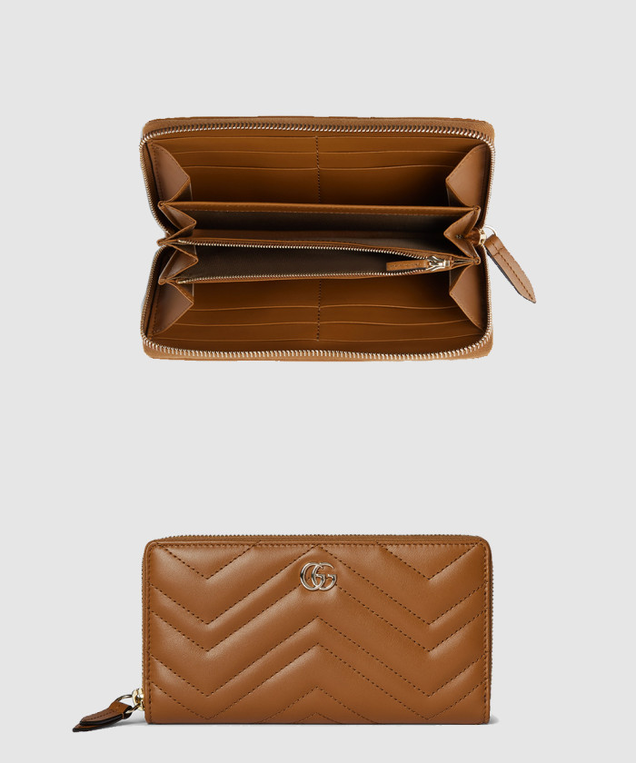 레플리카|이미테이션 gucci-구찌-gg-마몽-집-어라운드-월렛-브라운-837758