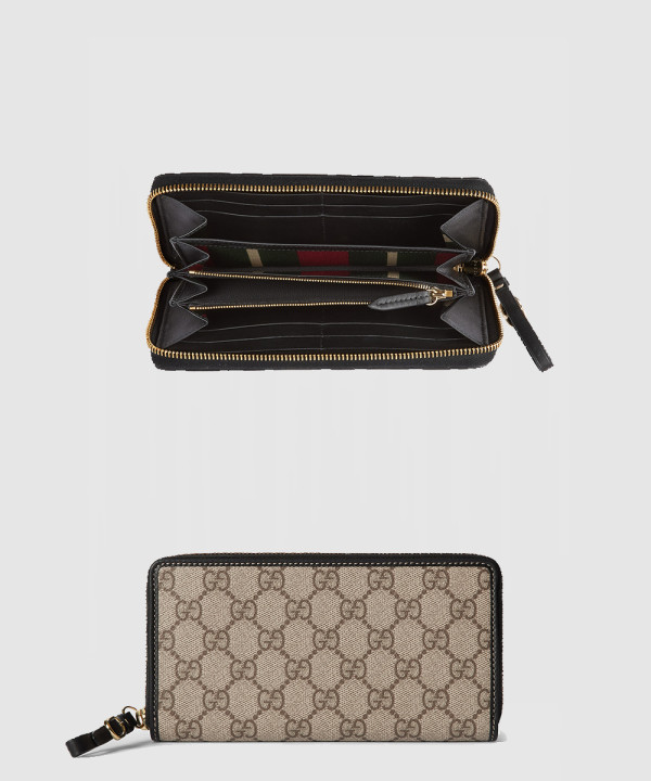 [GUCCI-구찌]GG 엠블럼 지퍼 장지갑 819122