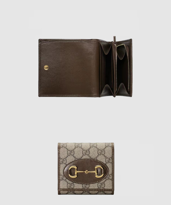 [GUCCI-구찌]GG 1955 홀스빗 반지갑 621891