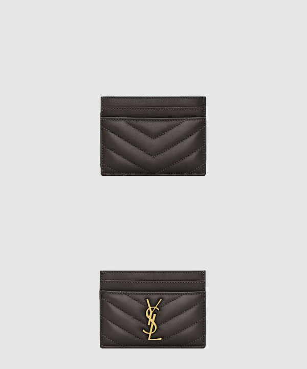 [SAINT LAURENT-생로랑]램스킨 소재 Cassandre 카드 케이스 423291