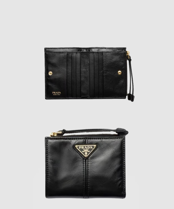 [PRADA-프라다]가죽 스몰 지갑 1ML050