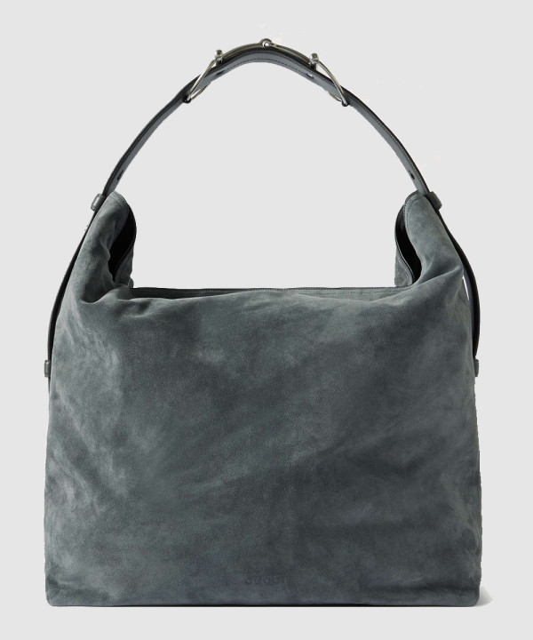 [GUCCI-구찌]베아트릭스 홀스빗 장식 트리밍 스웨이드 토트백 850546