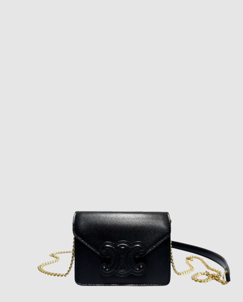 [CELINE-셀린느]트리옹프 체인 카드홀더 10J743