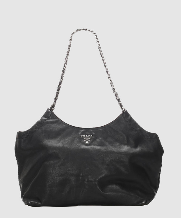 [PRADA-프라다]레더 체인 빅 숄더백 1BA638
