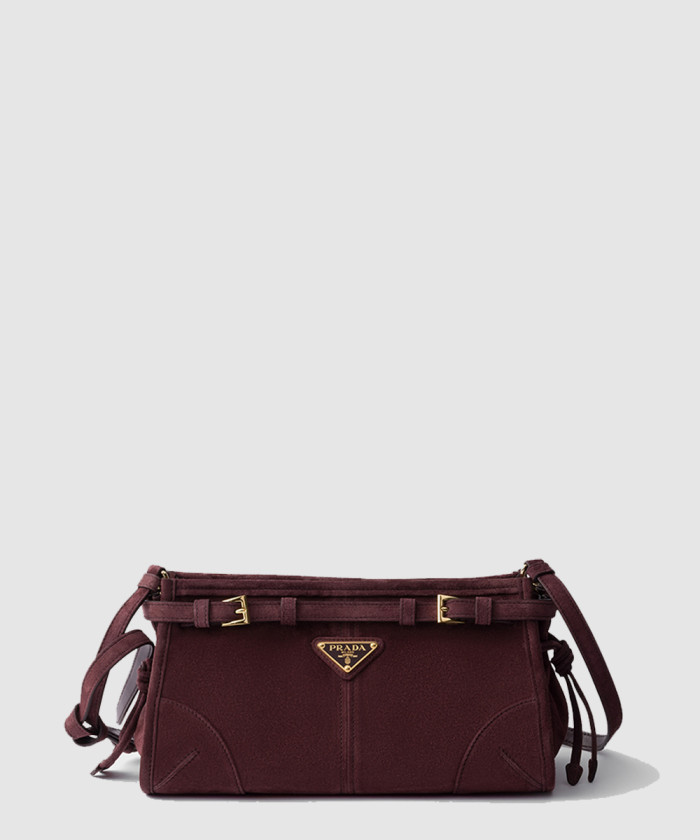 레플리카|이미테이션 prada-프라다본니-스웨이드-솔더백-1bh215