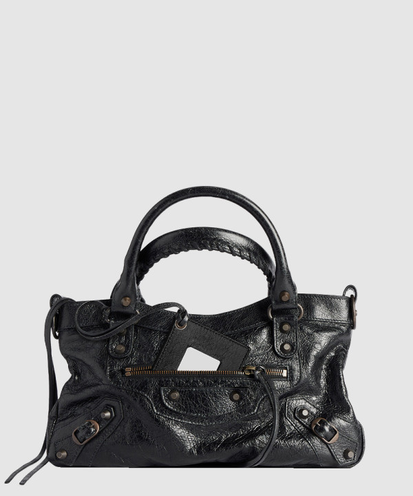 [BALENCIAGA-발렌시아가]여성 르 시티 퍼스트 백 블랙 841458